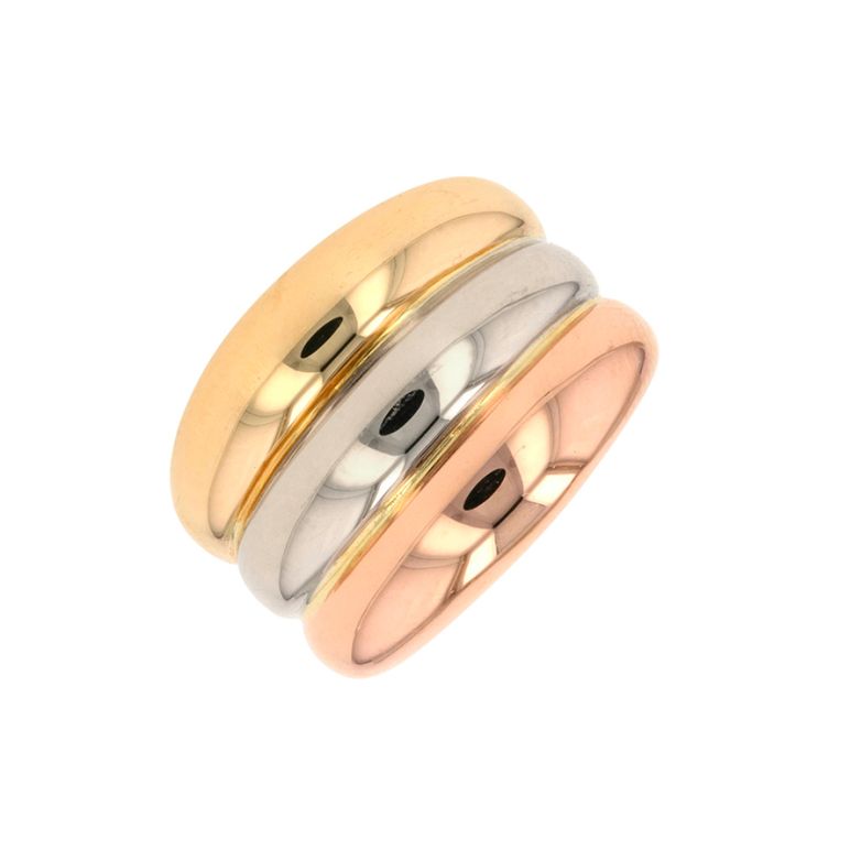 Bague or jaune, rose et blanc 8.68g Comme neuf -  reconditionné disponible sur Gemme Les Bijoux